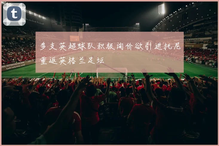 多支英超球队积极询价欲引进托尼重返英格兰足坛
